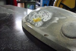 Engine case weld repair