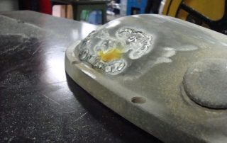 Engine case weld repair