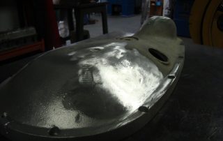 Engine cover welded